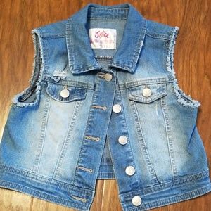 Denim vest. LIKE NEW!